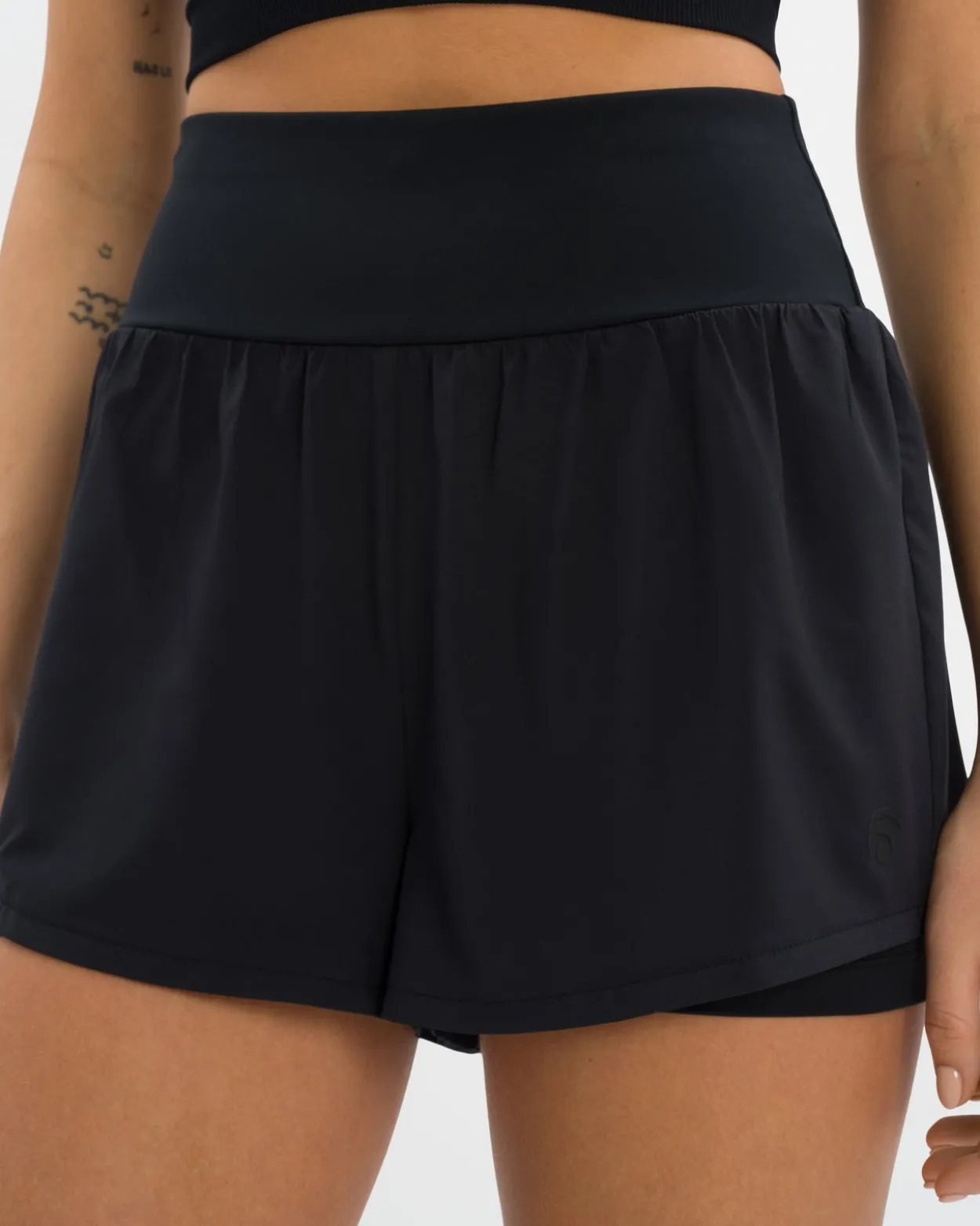 Athena Hotpant Set - Black