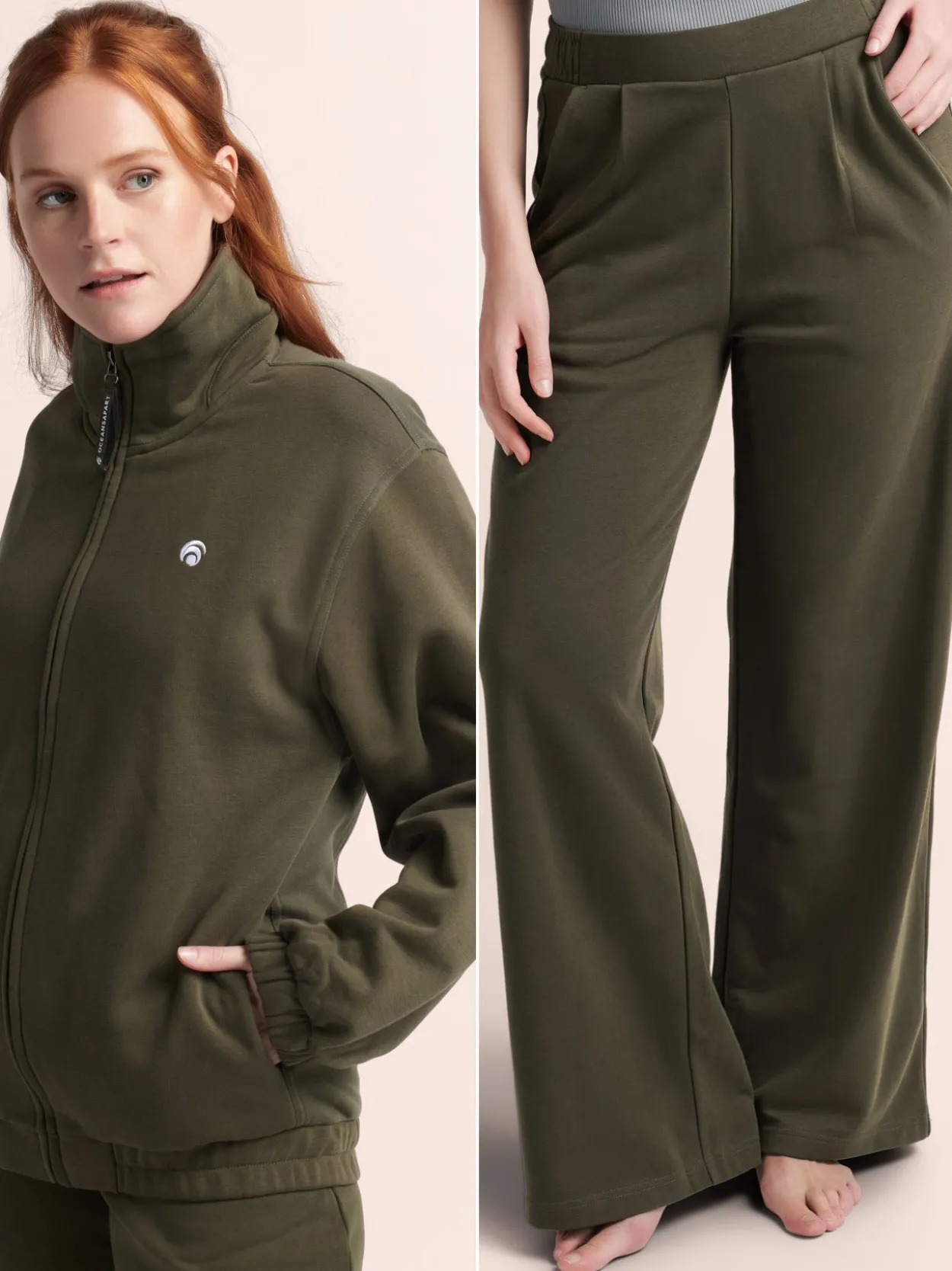 Brooke Dylan Sweat Set - Moss