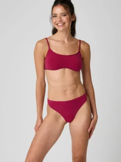 Cloudy Thong Set - Black
