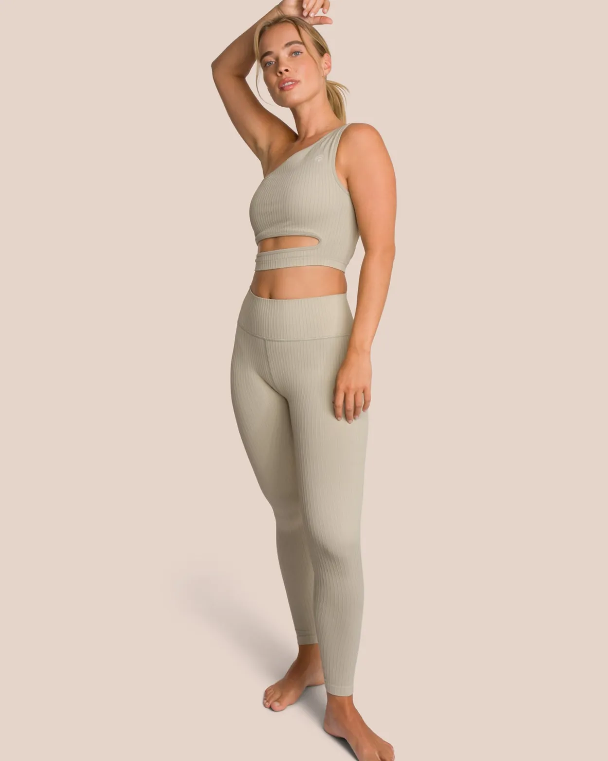 Elodie Asymmetric Set - Tan