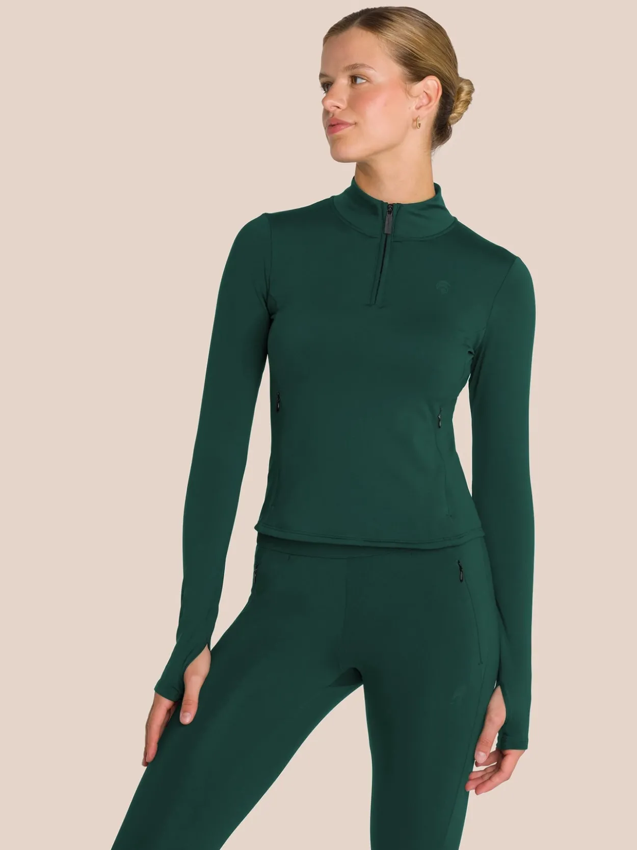 Florence Layer Straight Leg Set - Emerald Green
