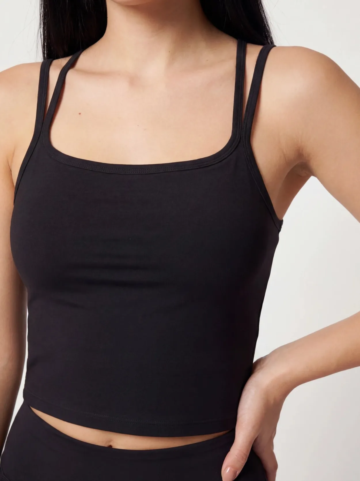 Gianna Strappy Top and Shorts Set - Black