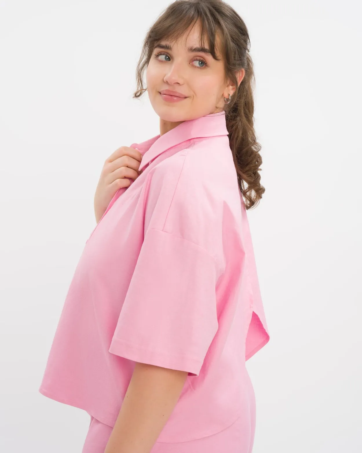 Lily Cropped Shirt