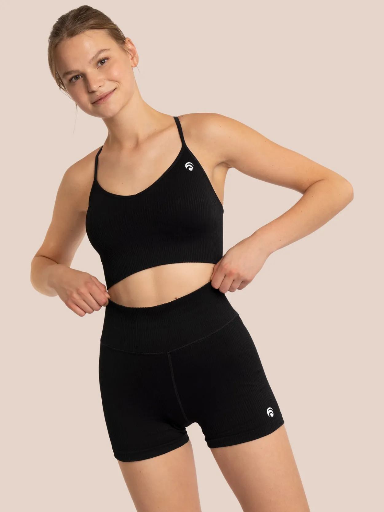Maya Hotpant Set - Dove Grey