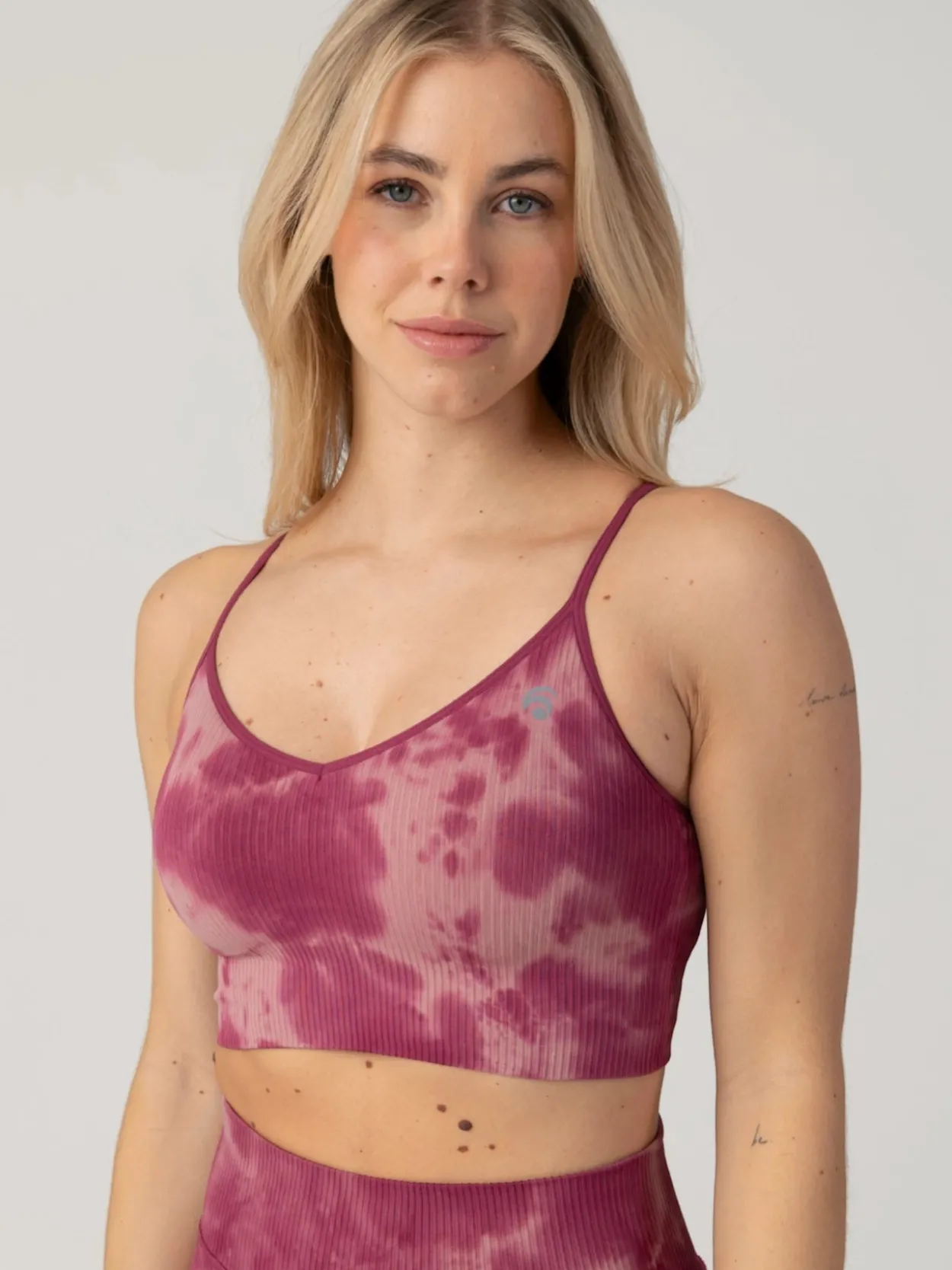 Maya Hotpant Set - Light Silky Yellow Tie Dye