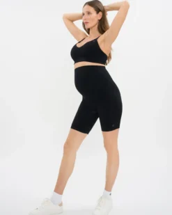 Mila Maternity Biker Set - Moon Blue
