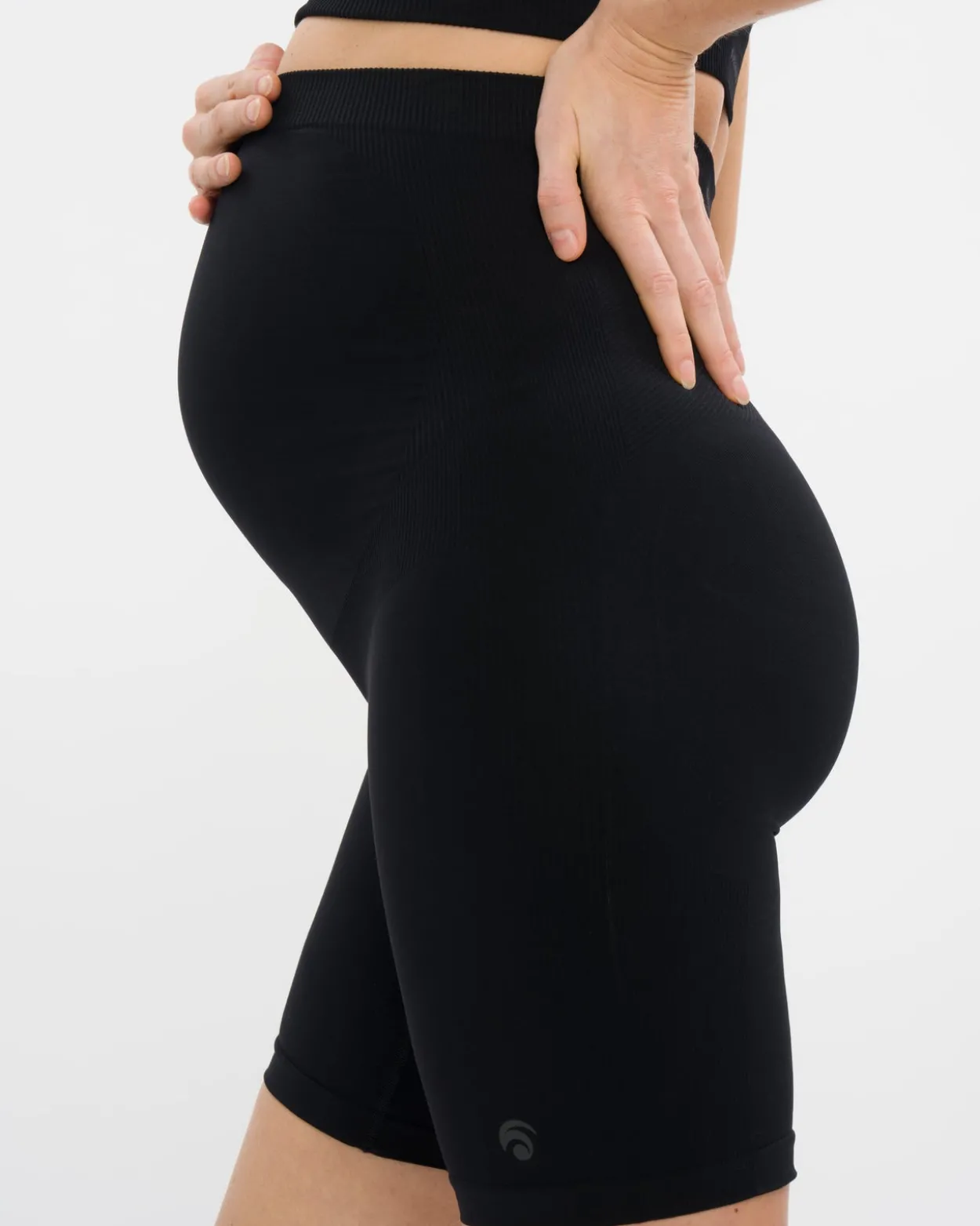 Mila Maternity Biker Set - Moon Blue